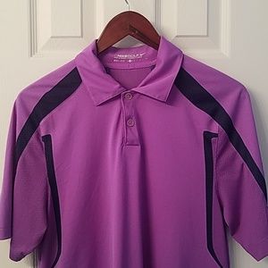 Mens S Nike Dri-Fit Golf Polo Shirt Purple